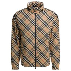 Burberry Check Windbreaker Jacket Tag Size M Men